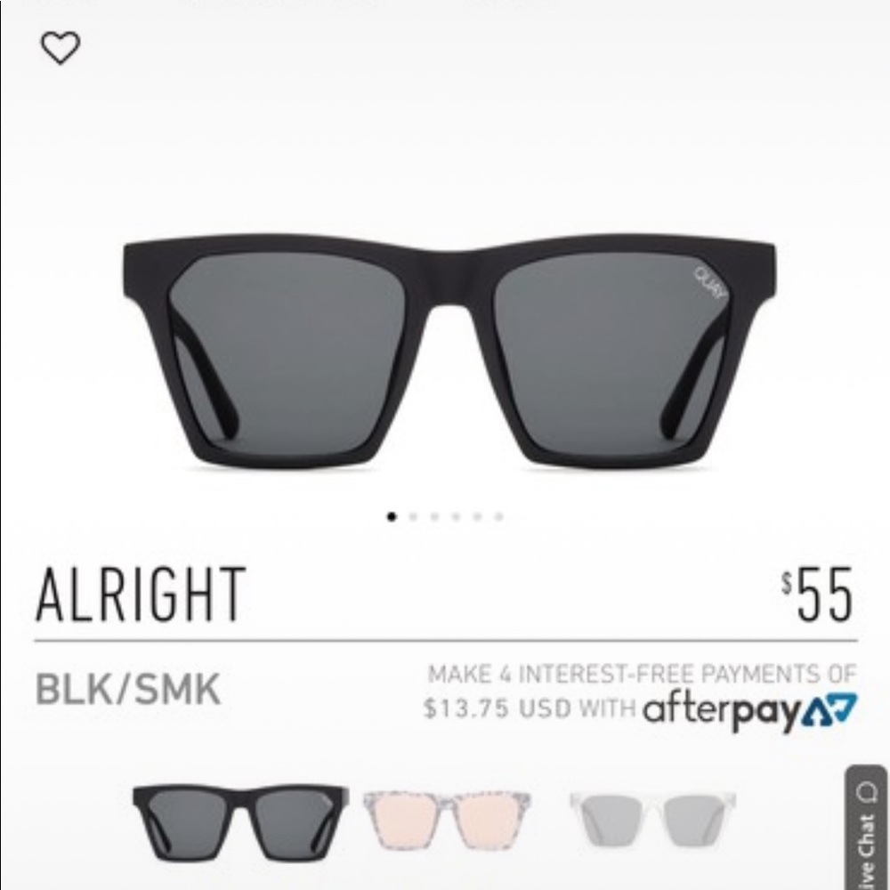 Quay alright sunglasses